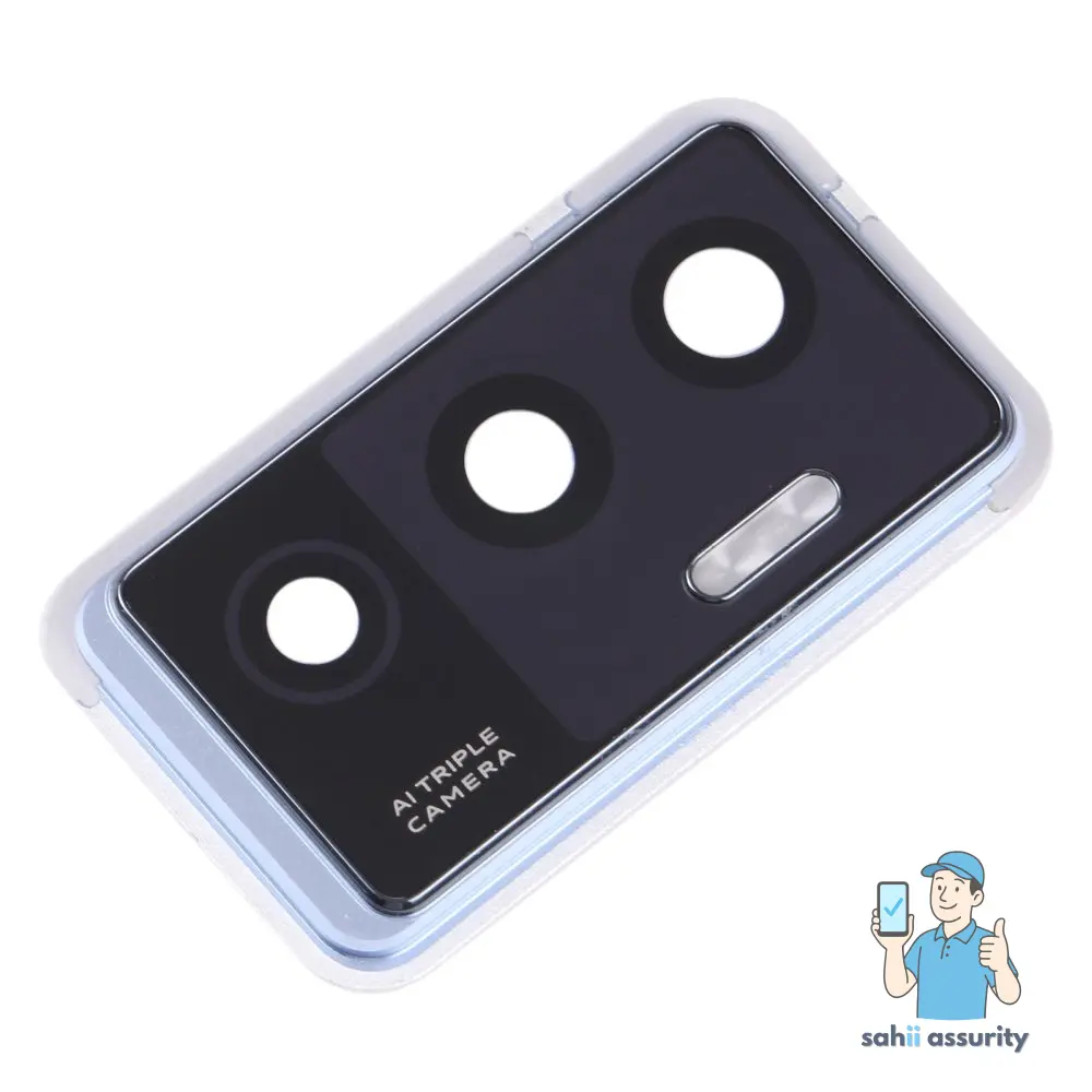 Camera Lens Glass with Frame for Vivo S10e Aura